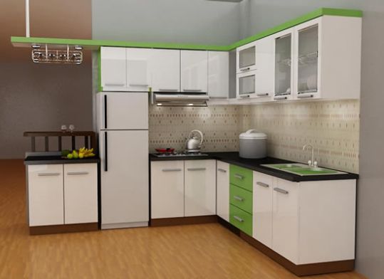 CÁc mẫu thiết kế nội thất nhà bếp thông minh hiện đại--hình 1 Nội thất nhà bếp thông minh kiểu dáng mới--Mẫu 1