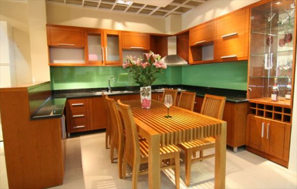 CÁc mẫu thiết kế nội thất nhà bếp thông minh hiện đại--hình 3 Nội thất nhà bếp thông minh kiểu dáng mới--Mẫu 3