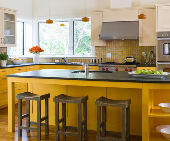 CÁc mẫu thiết kế nội thất nhà bếp thông minh hiện đại--hình 4 Nội thất nhà bếp thông minh kiểu dáng mới--Mẫu 4
