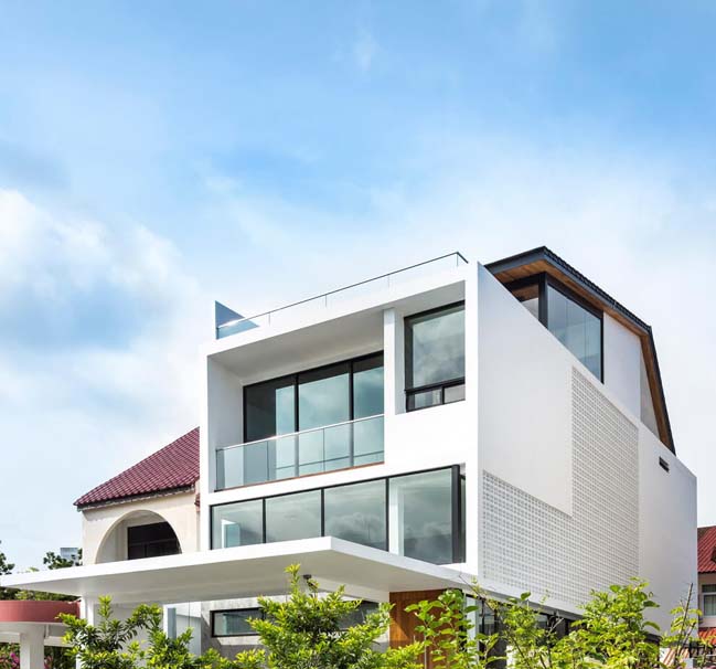 Thiết kế biệt thự đẹp 4 tầng ngập tràn ánh sáng