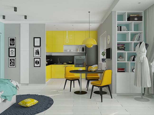 Căn hộ nhỏ 43m2 của nữ stylish trẻ