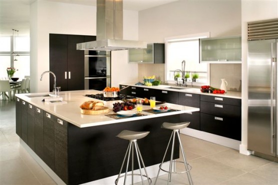 Mẫu tủ bếp Laminate đẹp cho nhà biệt thự , tủ bếp Laminate