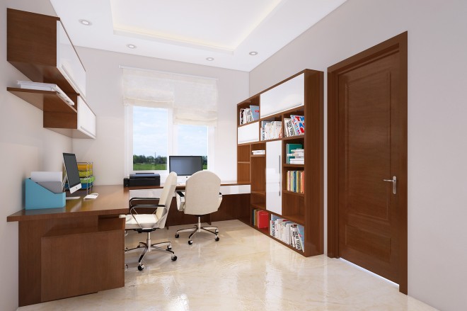Thiết kế nhà phố với vườn cây bao quanh