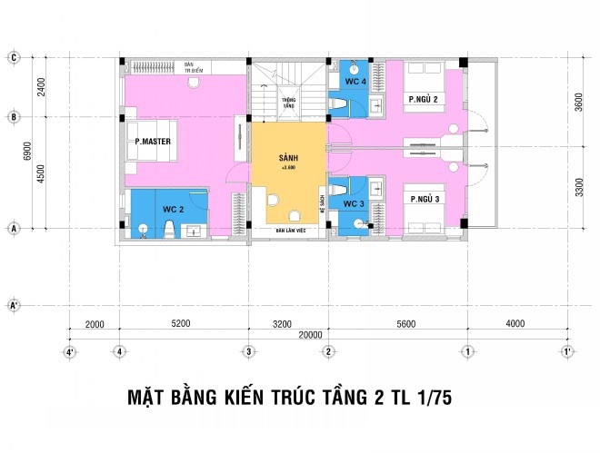 Thiết kế nhà phố với vườn cây bao quanh