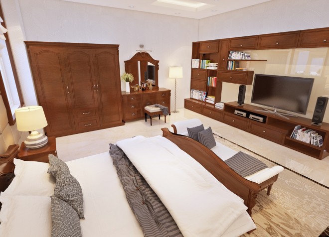 Thiết kế nhà phố với vườn cây bao quanh